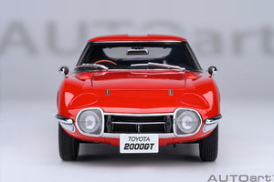 TOYOTA 2000GT 1967 RED 1:18
