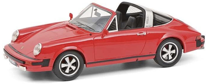 Porsche 911 TARGA 1977 rød 1:18
