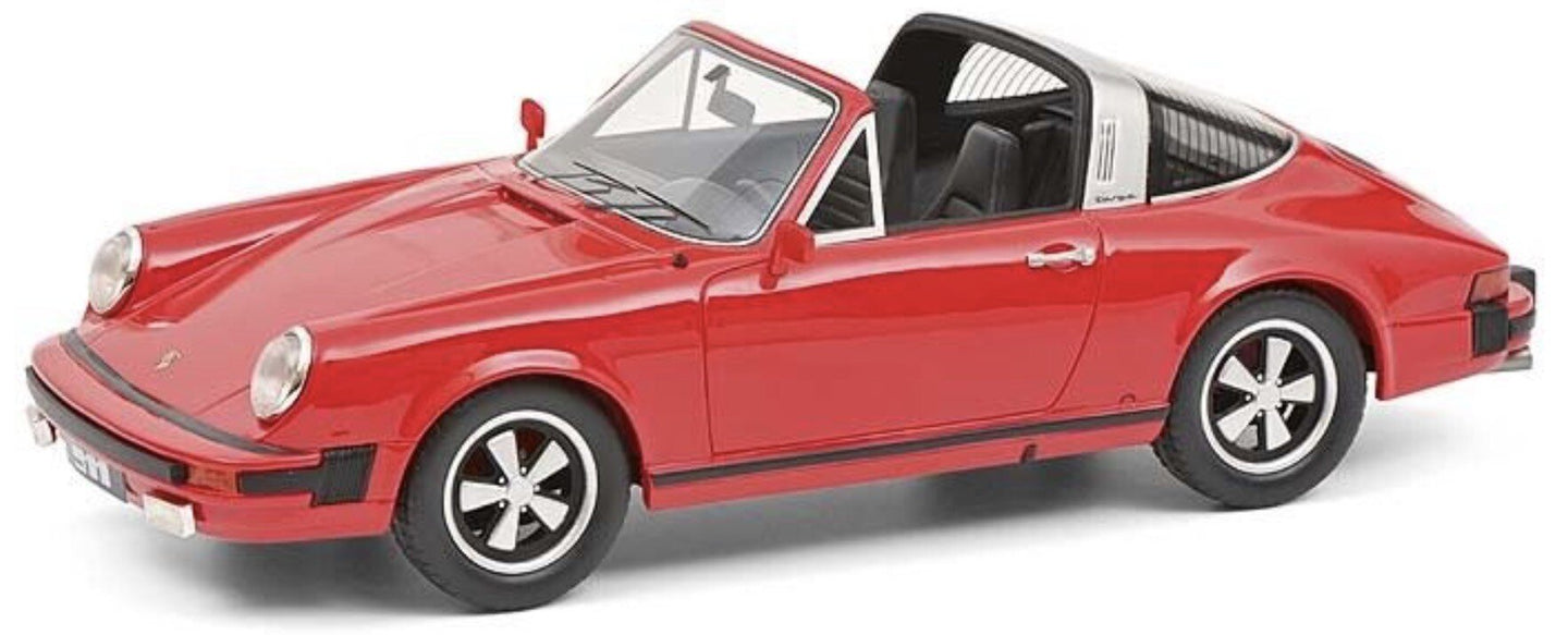 Porsche 911 TARGA 1977 rød 1:18