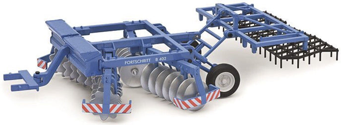 ACCESSORIES PLOW HARROW FORTSCHRITT B402 PURPLE GREEN 1:32