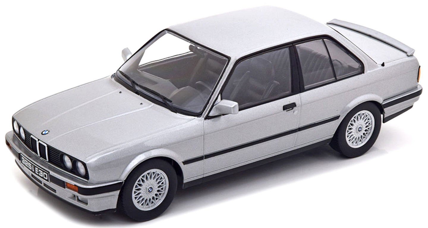 BMW 3-SERIES 325i (E30) M-PACKAGE 1987 SILVER 1:18