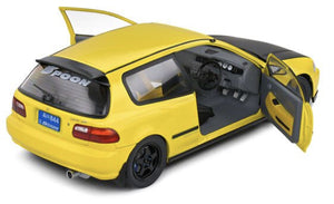 HONDA CIVIC EG6 SiR II SPOON 1991 YELLOW/BLACK 1:18
