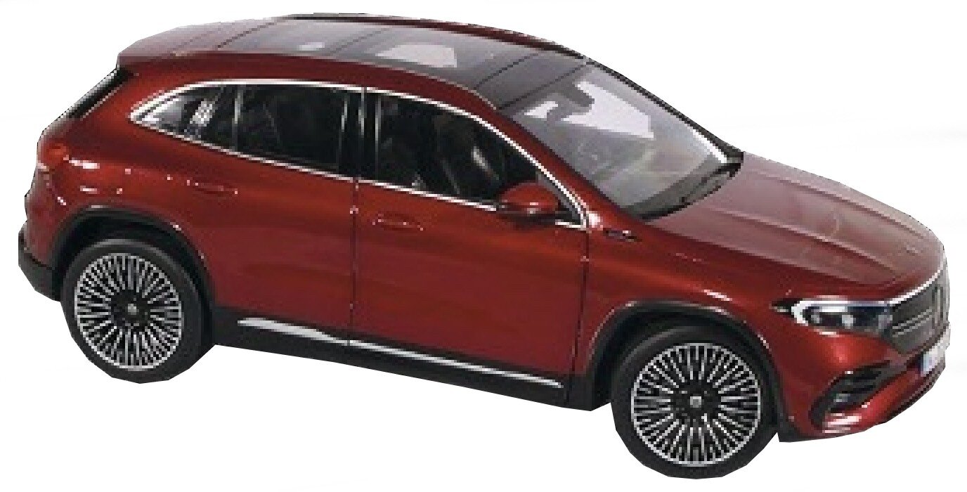 MERCEDES BENZ EQA (H243) 2021 PATAGONIA RED 1:18