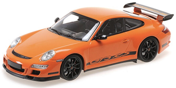 Porsche 911 (997.1) GT3 RS 2007 orange/sort 1:18
