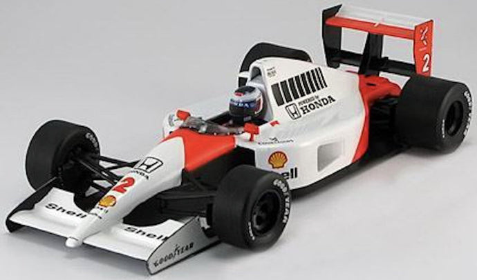 McLAREN F1 MP4/6 HONDA N 2 SEASON 1991 GERARD BERGER WHITE RED 1:18