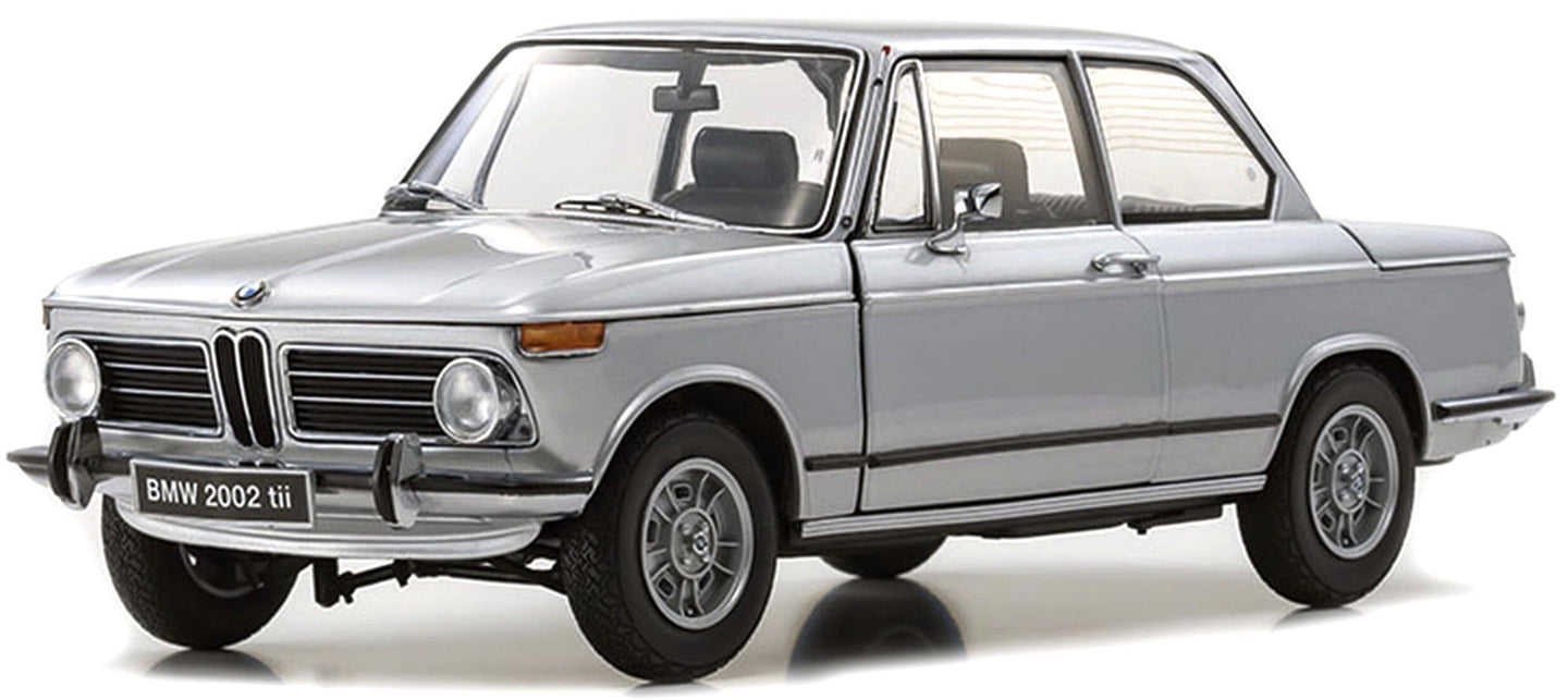 BMW 2002Tii 1972 SILVER 1:18