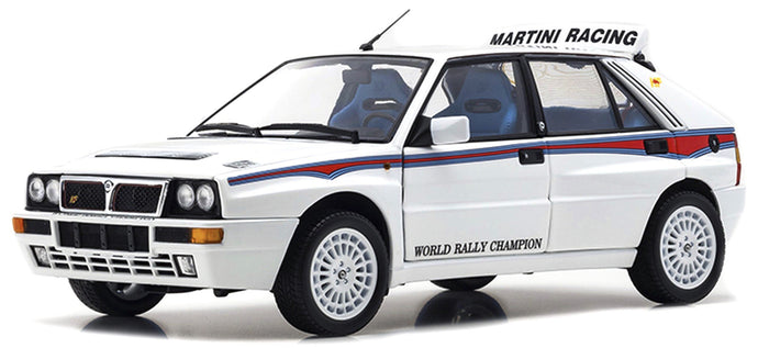 Lancia RALLYE DELTA HF INTEGRALE 6 hvid/blå/rød 1:18