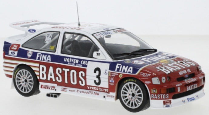 Ford ESCORT RS COSWORTH #3 SNIJERS/COLEBUNDERS 24H YPRES 1995 rød/hvid/blå 1:24