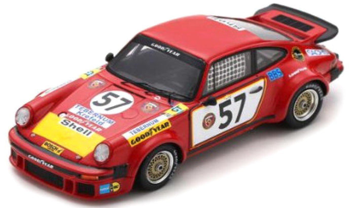 Porsche 934 #57 SCHENKEN/HEZEMANS 24H LE MANS 1976 rød/gul 1:43
