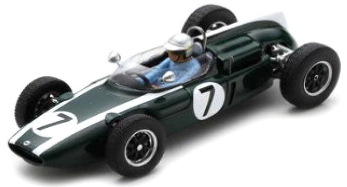 Cooper T55 #7 TONY MAGGS 5th DUTCH GP ZANDVOORT 1962 mørk grøn/hvid 1:43