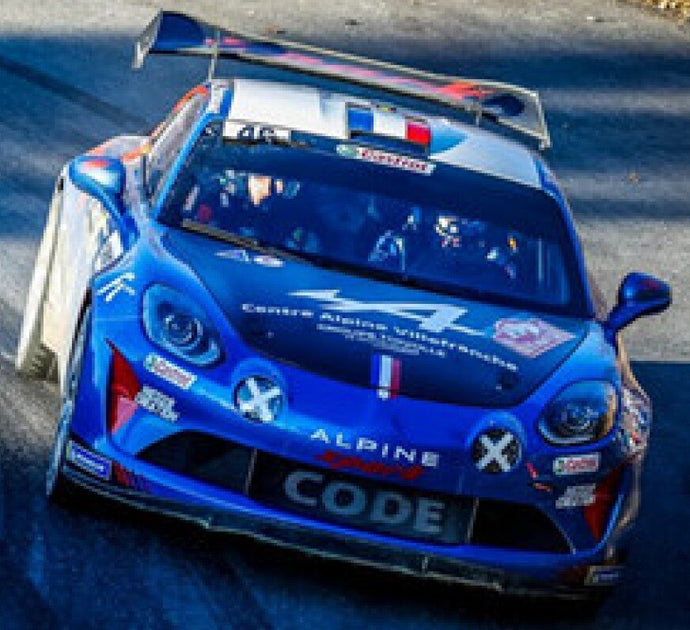 Alpine A110 RALLY #46 GUIGOU/BRONNER RALLY MONTE CARLO 2022 blå/hvid/rød 1:43