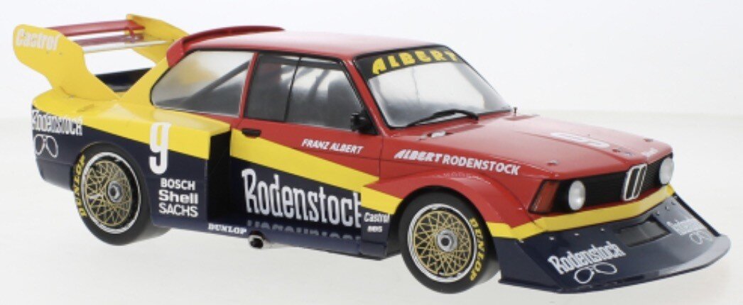BMW 3-SERIES 320 TEAM RODENSTOCK Gr.5 N 9 NOROSRING DRM 1979 F.ALBERT RED YELLOW BLACK 1:18