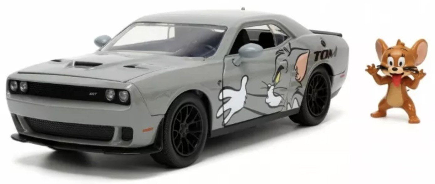 DODGE CHALLENGER COUPE 2015 - TOM & JERRY GREY 1:24