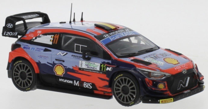 Hyundai i20 COUPE WRC #11 NEUVILLE/WYDAEGHE RALLY MONZA 2021 blå/rød 1:43