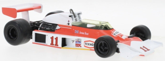 McLAREN F1 FORD M23 N 11 WINNER CANADA GP JAMES HUNT 1976 WORLD CHAMPION RED WHITE 1:24