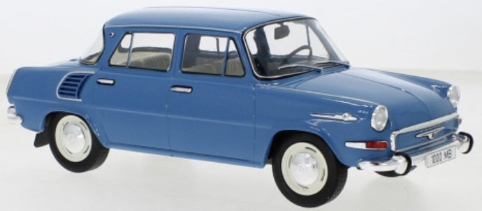 SKODA 1000 MB 1964 BLUE 1:18
