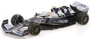 ALPHA TAURI F1 AT03 HONDA TEAM ALPHA TAURI N 22 BAHRAIN GP 2022 YUKI TSUNODA WHITE BLUE 1:18