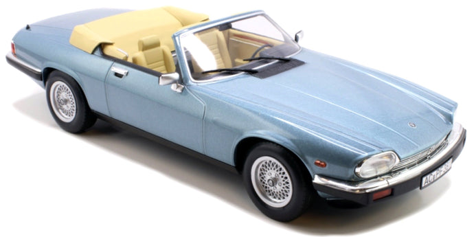 JAGUAR XJ-S 5.3 H.E.CONVERTIBLE 1988 LIGHT BLUE METALLIC 1:18