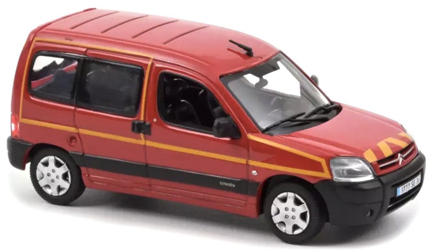 CITROEN BERLINGO SAPEURS POMPIERS 2004 RED YELLOW 1:43