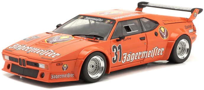 BMW M1 PROCAR (E26) TEAM JAGERMEISTER N 31 DRT NURBURGRING 1982 KURT KONIG ORANGE 1:18