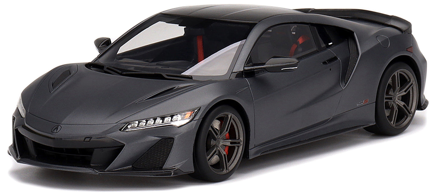 Acura NSX TYPE S (LHD) 2022 mat grå 1:18