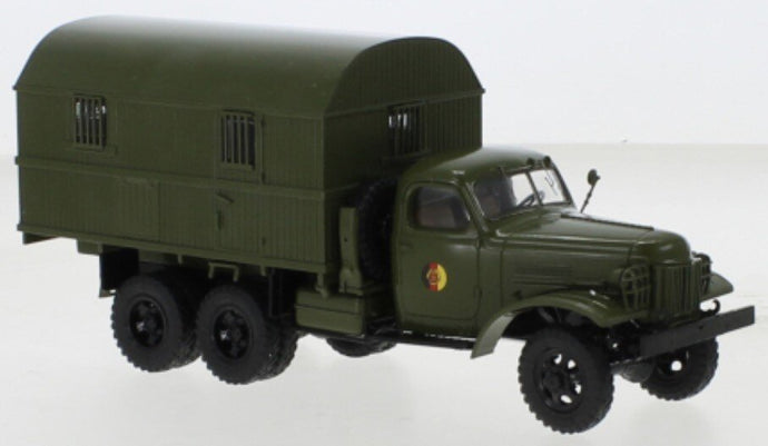 ZIL 151 KUNG-1M NVA TRUCK 3-ASSI 1951 MILITARY GREEN 1:43
