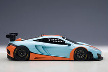 Indlæs billede til gallerivisning MC LAREN 12C GT3 AZZURRO/ARANCIONE 1:18