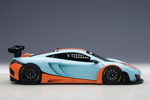 MC LAREN 12C GT3 AZZURRO/ARANCIONE 1:18