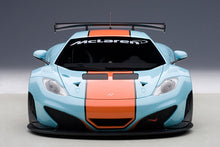 Indlæs billede til gallerivisning MC LAREN 12C GT3 AZZURRO/ARANCIONE 1:18