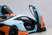 Indlæs billede til gallerivisning MC LAREN 12C GT3 AZZURRO/ARANCIONE 1:18