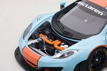 Indlæs billede til gallerivisning MC LAREN 12C GT3 AZZURRO/ARANCIONE 1:18