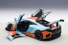 Indlæs billede til gallerivisning MC LAREN 12C GT3 AZZURRO/ARANCIONE 1:18