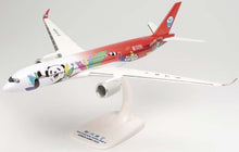 Indlæs billede til gallerivisning AIRBUS A350-900 Sichuan Airlines Panda Route hvid/rød 1:200