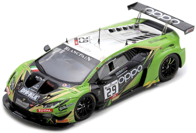 Lamborghini HURACAN GT3 EVO #29 LENZ/FORNE/COSTANTINI/DI FOLCO 24H SPA 2019 grøn/sort 1:43
