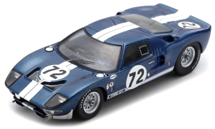 Ford GT40 #72 BONDURANT/GINTHER 3rd 2000KM DAYTONA 1965 blå/hvid 1:43