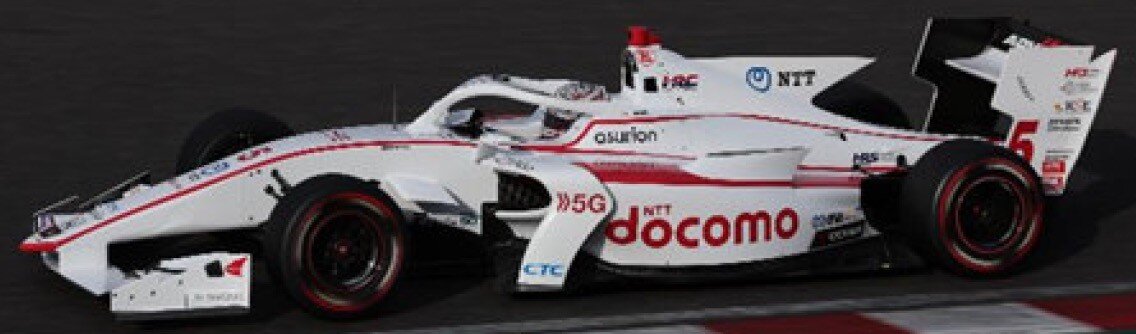 SF19 DOCOMO TEAM DANDELION RACING M-TEC HR417E #5 TADASUKE MAKINO SUPER FORMULA 2022 hvid/rød 1:43