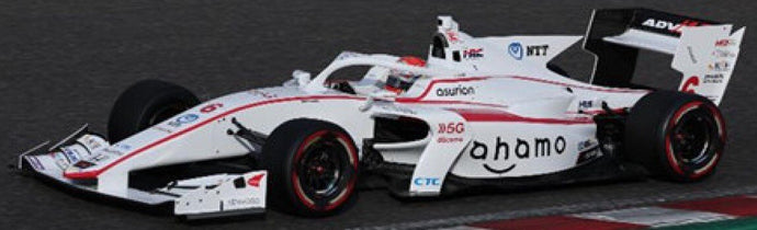 SF19 DOCOMO TEAM DANDELION RACING M-TEC HR417E #6 HIROKI OTSU SUPER FORMULA 2022 hvid/rød 1:43