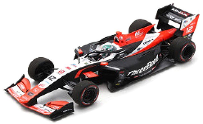 SF19 THREEBOND DRAGO CORSE M-TEC HR-417E #12 NIREI FUKUZUMI SUPER FORMULA 2022 sort/rød/hvid 1:43