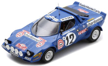 Indlæs billede til gallerivisning LANCIA STRATOS HF N 12 3rd RALLY MONTECARLO 1976 B.DARNICHE - A.MAHE BLUE 1:43