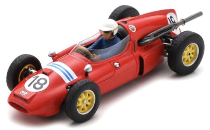 Cooper T51 #18 MAURICE TRINTIGNANT DUTCH GP ZANDVOORT 1960 rød/hvid/blå 1:43