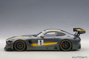 2015 Mercedes-AMG GT3 Presentation Car, grey 1:18