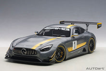 Indlæs billede til gallerivisning 2015 Mercedes-AMG GT3 Presentation Car, grey 1:18