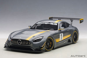 2015 Mercedes-AMG GT3 Presentation Car, grey 1:18