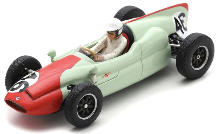Cooper T51 #46 HENRY TAYLOR 4th FRENCH GP 1960 lys grøn/rød 1:43