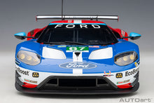 Indlæs billede til gallerivisning FORD USA GT 3.5L TURBO V6 TEAM FORD CHIP GANASSI UK N 67 LMGTE PRO 2nd 24h LE MANS 2017 H.TINCKNELL - A.PRIAULX - P.DERANI RED BLUE WHITE 1:18