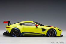 Indlæs billede til gallerivisning ASTON MARTIN VANTAGE GTE PRESS 24h LE MANS 2018 YELLOW 1:18