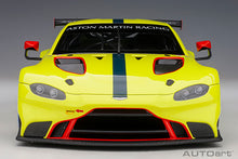 Indlæs billede til gallerivisning ASTON MARTIN VANTAGE GTE PRESS 24h LE MANS 2018 YELLOW 1:18