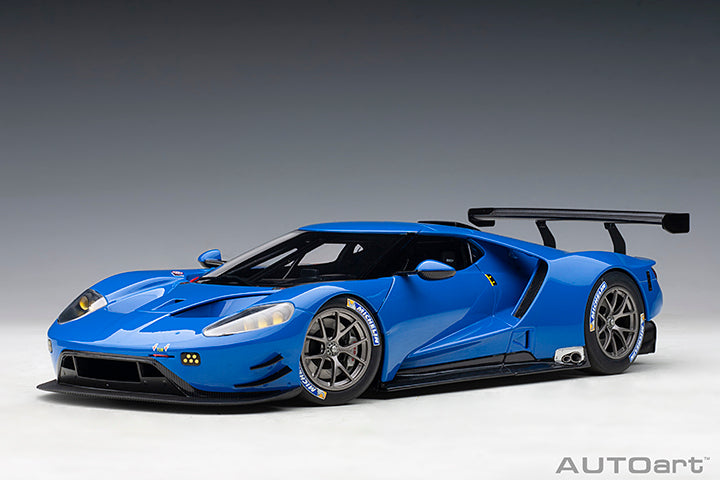 FORD USA GT LE MANS PLAIN BODY VERSION 2019 BLUE 1:18