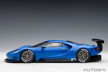Indlæs billede til gallerivisning FORD USA GT LE MANS PLAIN BODY VERSION 2019 BLUE 1:18