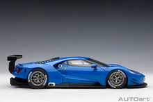 Indlæs billede til gallerivisning FORD USA GT LE MANS PLAIN BODY VERSION 2019 BLUE 1:18